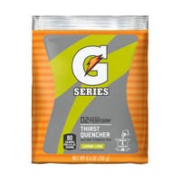 Gatorade 03956 Case of 40 8.5 oz. Lemon-Lime 1 Gallon Yield Instant Powder Drink Mix Packs
